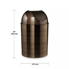 Umbra Mezzo Indoor Trash Can - Bronze
