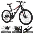 24 Inch Mountain Bike 21 Speed Bicycle Bike Full Suspension High-carbon Steel