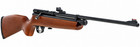 Beeman  22 Cal Co2 Pellet Air Rifle Bolt Action Single Shot Hardwood Stock