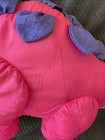 Vintage 1992 Fisher Price Bruce The Brontosaurus Plush Pink Puffalump Dinosaur