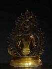 9  Old Tibet Buddhism Bronze Gilt Vajradhara Vajrabhairava Goddess Buddha Statue