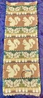 Table Runner Woven Tapestry Autumn Fall Squirrels And Acorns Fringed  66x12 Inch