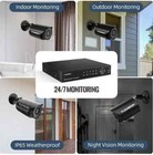 Floureon Security Camera Ntsc System 4 Ahd Cameras  720p  4ch Dvr