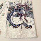 2pc Vtg Goose Geese Franco Kitchen Dish Hand Towel Farmhouse Cottagecore Cannon