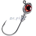 10x Fishing Jig Heads Hook 3d Big Eyes Trout Lure Swim Bait Bass Fresh Saltwater