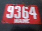 1911 Maine    Porcelain License Plate