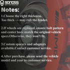 Bonoss 4pcs 25mm 30mm 5x108 Wheel Spacers M14x1 5 Bolts For Icar V27 03 V27 03t