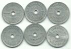 Vintage Lot Of 6 Washington State Tax Tokens-jul354