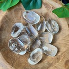 3pcs 2025new Clear Quartz  Tumbled Stone Grade A Energy Healing Reiki Home Decor
