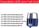 Transmission Shift Lever Push Knob Compatible With 2005-2010 Odyssey Ex Ex-l Lx