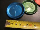Coca Cola Metal Coasters Lot Of 7 Vintage Red Yellow Green Blue Coaster