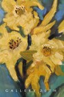 Nice  Mid Century Modern Flowers Expressionist Wall Art  Orig  Painting Vtg 60 s
