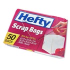 Vintage Hefty Scrap Bags 1 Box Of 50 W tear Off Ties 6    X 5     New Perf Torn