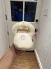  new  Patricia Green Women s Shearling In Cream Slipper Size Us 8