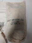 Lot 4 Vintage Canvas Bank Money Bags Wells Fargo Boulder Co San Diego