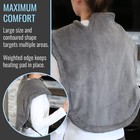 Dmi Xl Plush Micro-fleece Neck And Shoulder Heating Pad Contoured Heat Therapy