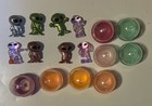 8 Vintage Space Alien Gumball Vending Machine Toy Lot Prize Capsule Jelly 1   
