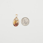 Pendant Gold Filled Saint Michael 18k - San Miguel Arcangel  14mm X 18mm