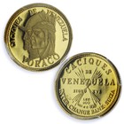 Venezuela Yoraco 5 Bolivares Caciques Indian Chiefs Ms64 Pcgs Gold Medal 1962