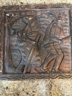 Set Of 2 Handmade Carved Wood  maybe African Tribes  Handmade In Ghana