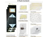 Luxury Personalized Gift Boxes  10x8x5   - 3 Pack Set With Instant Black Medium