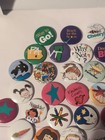 Vintage American Girl Pins Lot - Collectible Buttons - 1990s Era  estimated   