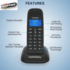 Dect 6 0 Cordless Phone Handset For Home With Caller Id call Waiting 
