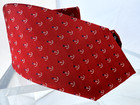 New Salvatore Ferragamo Men s Red Tie Anchor Silk Neckwear