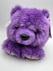 Puffkins Purple Plush Bear 1994 Violet  6659 Vintage Swibco Stuffed Animal