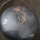 Kromex Mid Century Polished Aluminum Ice Bucket Lucite Handle Vintage 1950s 60s