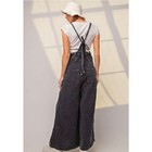 Easel Mineral Washed Black Romper  Size Medium