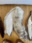 Women   s Vintage Mink Fur Lot  Brown Beige   White  Material For Seamstress Work