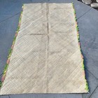Vtg Handmade   ie T  ga Falalili i Fihu Tonga samoa hawaii fiji Fine Woven Mat