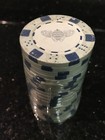 New Patron Tequila Poker Chips - Sealed Stack Of 20 Chips - Blue - Collectible