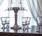 Amehla Original Absinthe Glass Set Of 4 Glasses - Vintage Reservoir Pontarlier