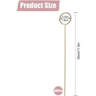 Floral Card Holder Picks Set Of 40 Photo Memo Gift Card Tree Stick 12 Inch For