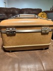Vintage American Tourister Black Hard Shell Train Travel Makeup Case Luggage 