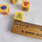 Vintage Set Of 4 Bakelite Slot Machine Dice Casino Game 6 Symbols Gambling