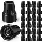 24 Pcs Crutch Tips 7 8  Feet Caps  Durable Non-slip Rubber For Mobility Aids