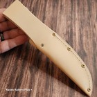 Natural Leather Basketweave Replacement Fixed Blade Knife Sheath Up To 4  Blade