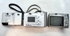  lot Of 3  Canon Digital Cameras For Parts Or Repair Only Fast Free Shipping A