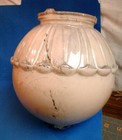 Vintage Glass Ball Globe Lamp Ceiling Light Shade Floral 