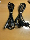 Ac Universal Power Cord Cable 3 Prong Replacement Black 6 Feet 