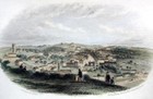 Helston Cornwall C1840 Genuine Antique Engraving With Hand Colour