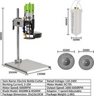 Electric Glass Bottle Cutter Cutting Machine Variable Speeds 8 Blades Tools
