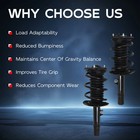 2x Front Complete Struts   Spring For 2022-2025 Honda Civic Lx 2 0l Gas Sedan