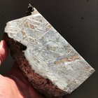 Natural Aletai Iron Meteorite 2109 8 Grams End-cut Etched Perfect Fusion Crust
