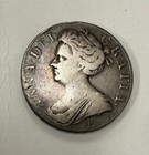 Great Britain - 1707-e Large Silver Crown - Anne