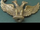 Antique 1800s French Double Eagle Furniture Architecture Element Ormolu Finial