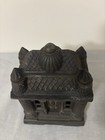 Cast Iron Toy Bank  four Tower Bank Building  J e Stevens 1895 Pat Date
